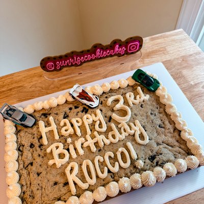 10x15 Rectangle Cookie Cake