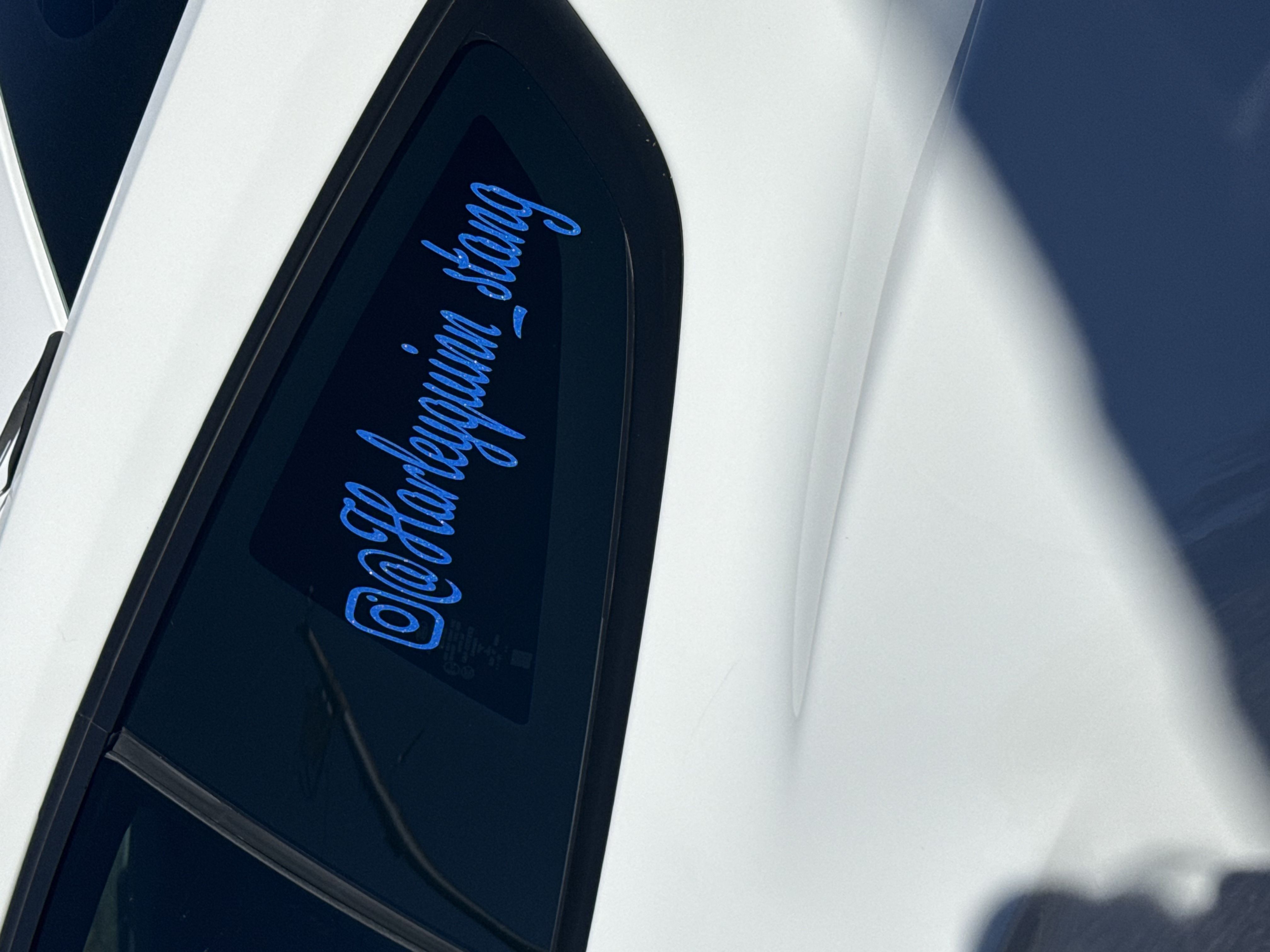 Instagram Handle Car Decal