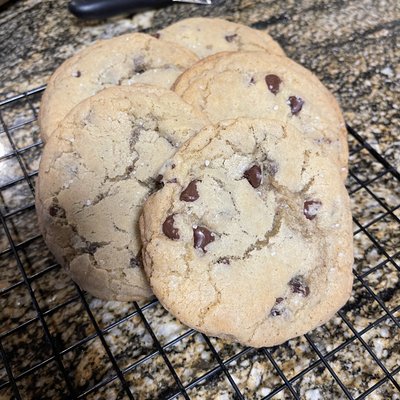 Brown Butter Sourdough Chocolate Chip Cookies 
