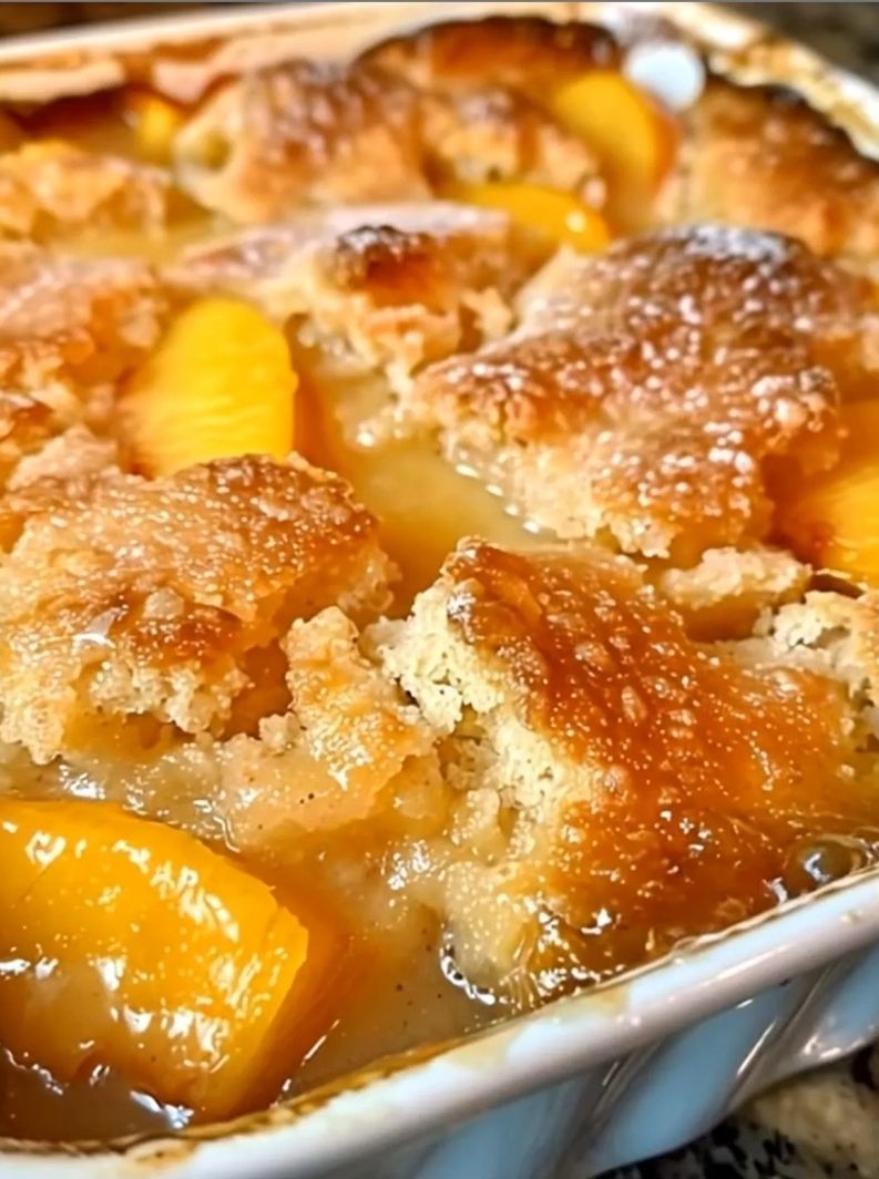 Old Fashion Peach Cobbler 