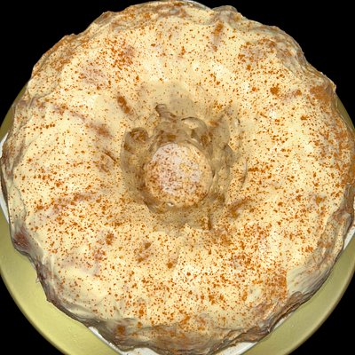 Banana Pecan Cream Cheese Cake 