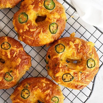 Cheddar & Jalapeño Bagels 6ct