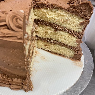 Southern Chocolate Cake Slice
