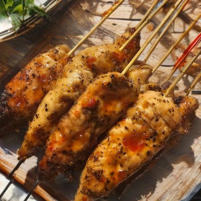 Hot & Sweet Chicken Skewers 