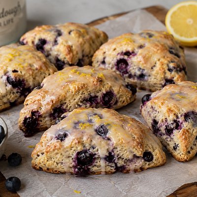 Sourdough Blueberry & Lemon Scones 