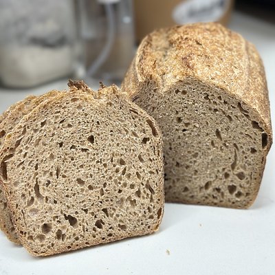 Fresh-milled Whole Grain Artisan Style Sourdough Sandwich Loaf