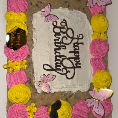 9x13 Cookie cake