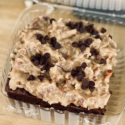 German Chocolate Cake Slice 