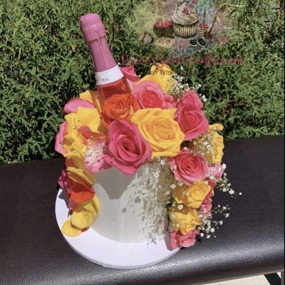 Champagne/Liquor/Wine Bottle Cake