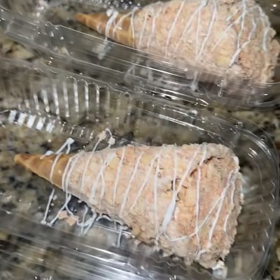 Strawberry Crunch Cheesecake Waffle Cone