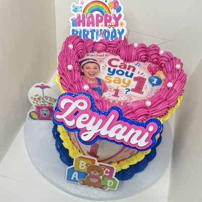 6” Custom Heart Cake 