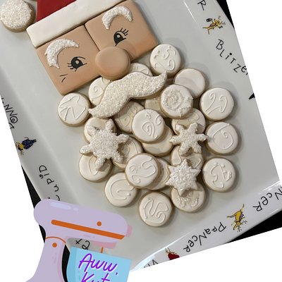 Santa Beard Platter - 24 Cookies