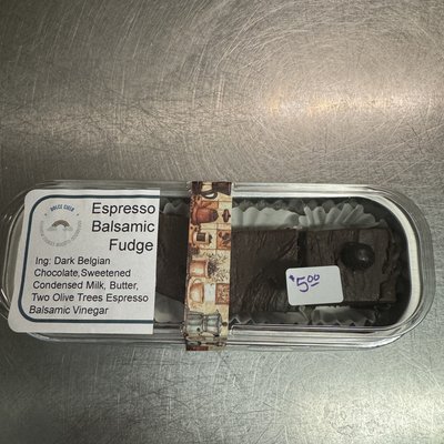Espresso Balsamic Fudge