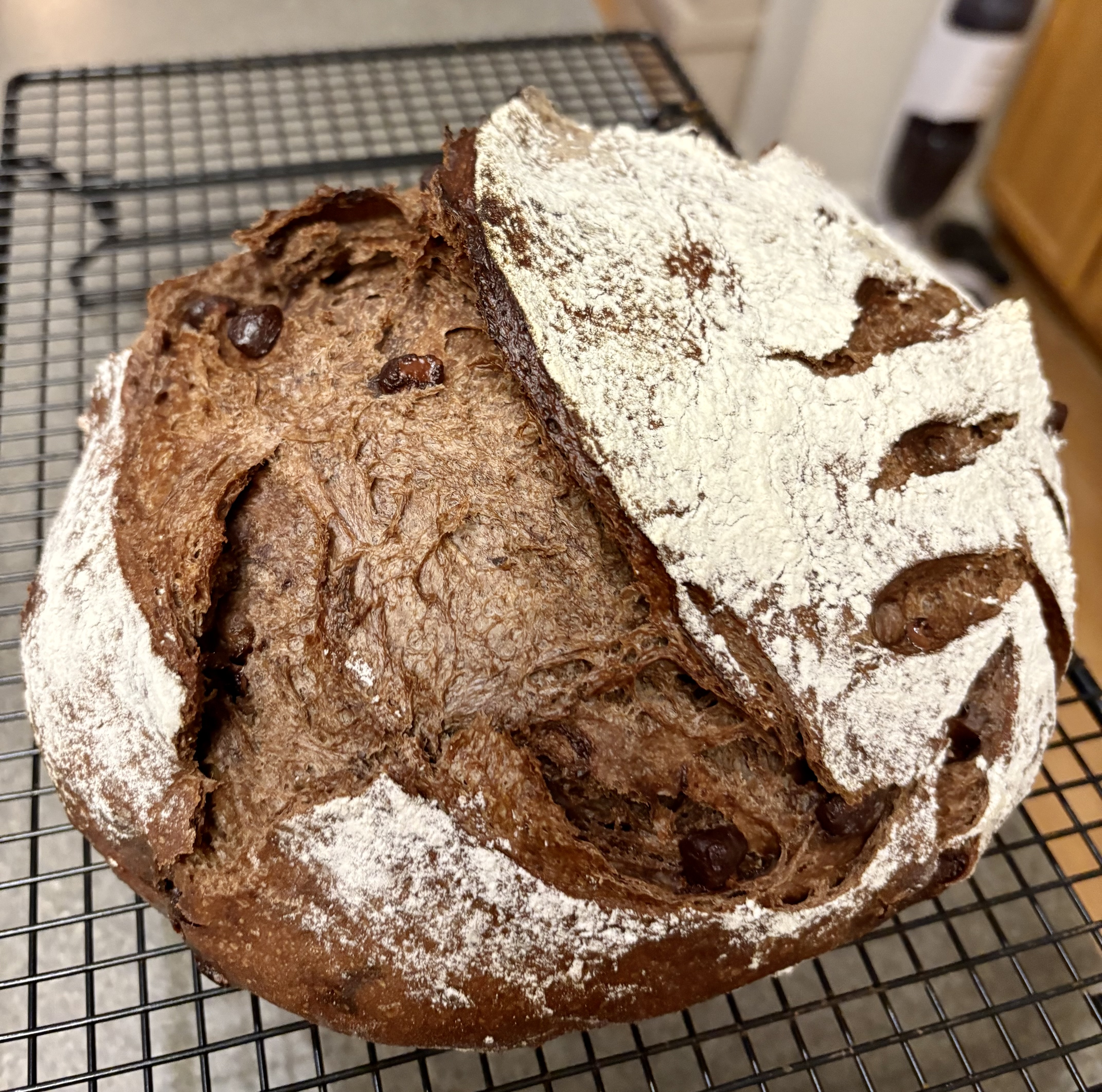 Chocolate Chip Sourdough loaf 