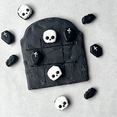🪦💀Tic Tac Toe Graveyard Cookie Kit ✨