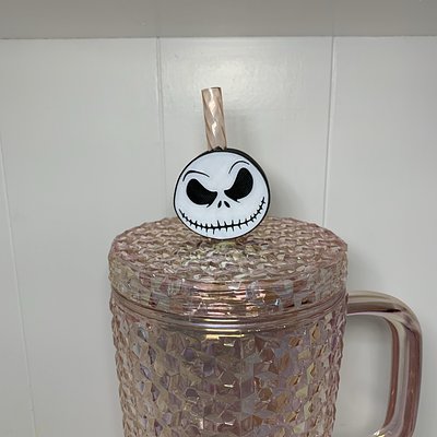 Skeleton Straw Topper