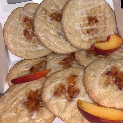 Peach Cobbler Cookies (12)