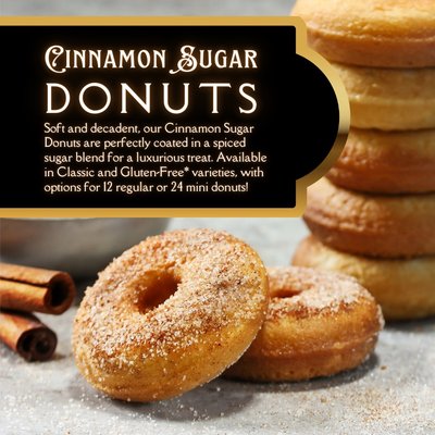 [GF] Cinnamon Sugar Donuts (12 Regular or 24 Mini)