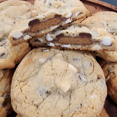 Jumbo Stuffed Chocolate Chip Cookies (Choose Your Filling!)