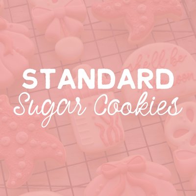 Standard Sugar Cookies (4 Designs)