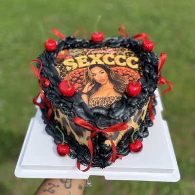 Large Heart Cake