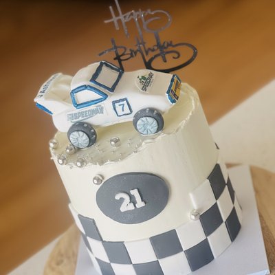 Monster truck cake