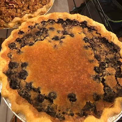 Blueberry Buttermilk Pie