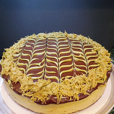 Chocolate Dubai cheesecake