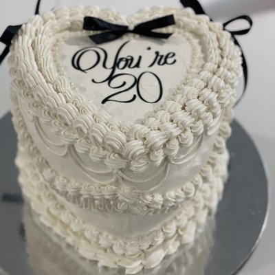 8” Heart Cake