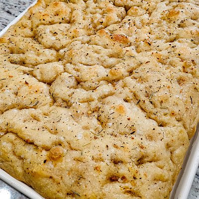 Garlic & Herb Focaccia (Sourdough)