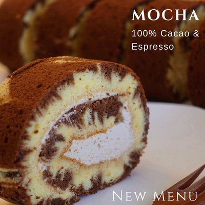 Caffè Mocha Rolled Cakes