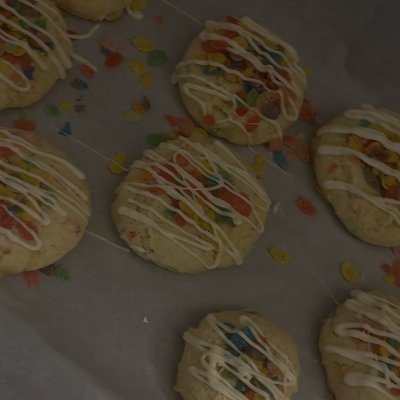 fruity pebble cookie