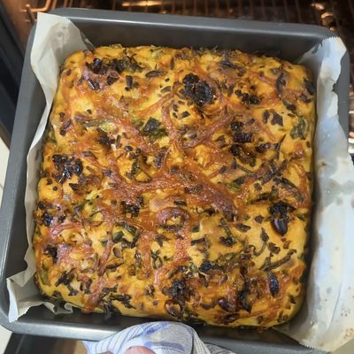 Chilli Crisp Focaccia 