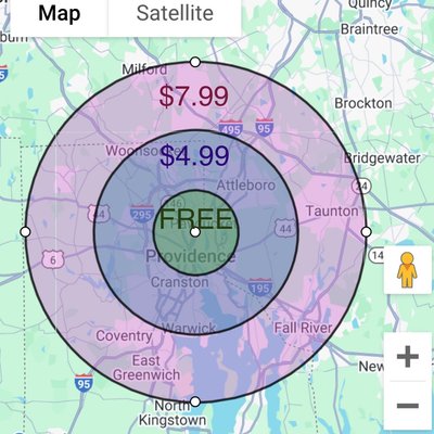 Free Local Shipping- Under 5 Mile Radius