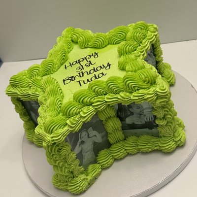 10 Inch Star Cake