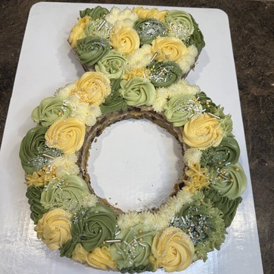  12 X 17” Cookie Cake-Single Layer 