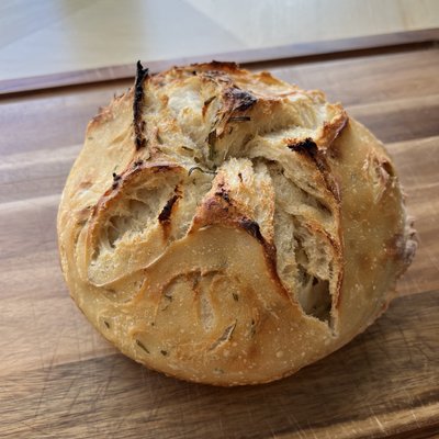Roasted Garlic And Rosemary Sourdough 