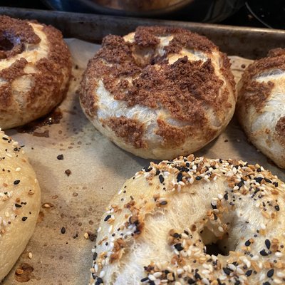 Sourdough Bagels 