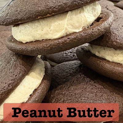 3” Peanut Butter Whoopie Pie
