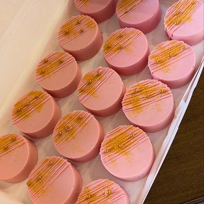 Customize chocolate covered oreos para un quince 