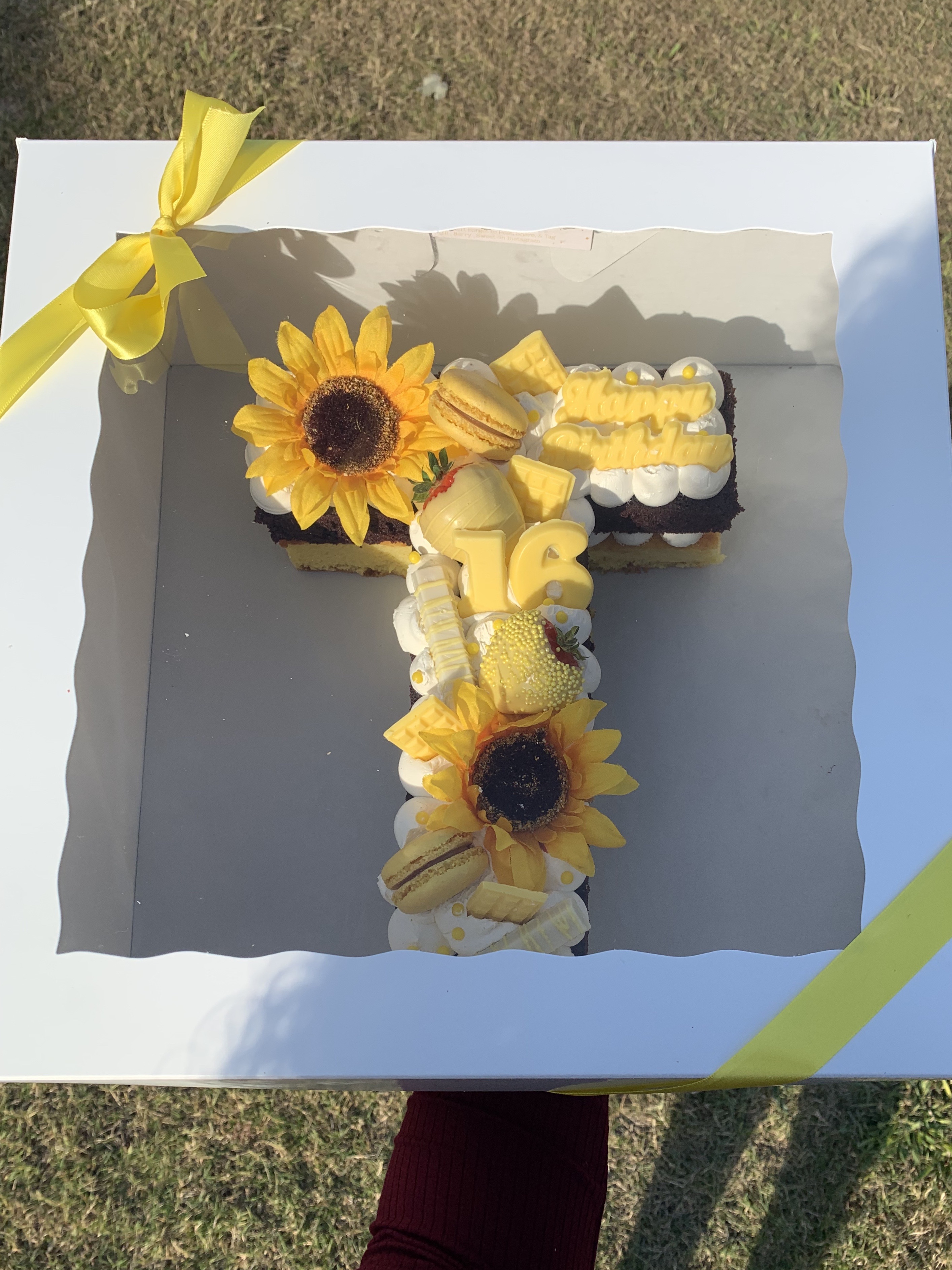 Single Letter/Number Cake