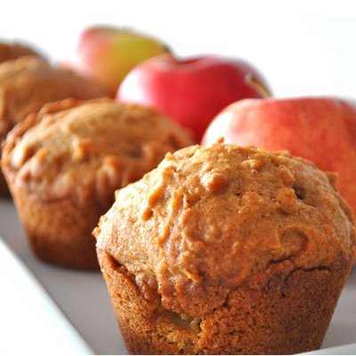 Pumpkin Apple Streusel Muffins