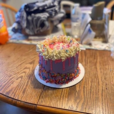 6” Funfetti Cake 