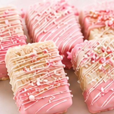 Dipped Rice Krispy Treats