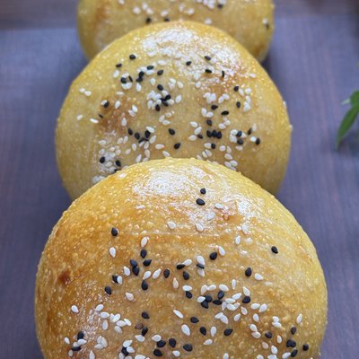  Sourdough Burger Buns 6pk