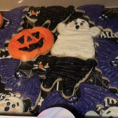 Spooky Cute Decorated  Sugar Cookies (Buttercream) 