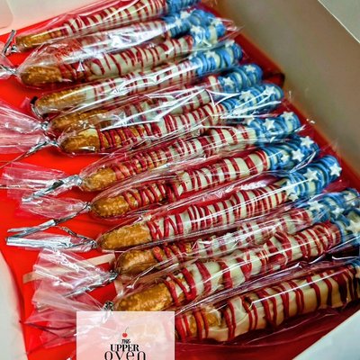 Chocolate Dipped Pretzel Rods ( Pricing Varies Depending On Details)