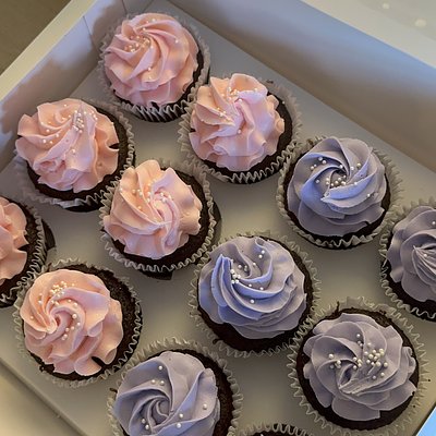 Dozen Basic Cupcakes (up to 2 Colors) 