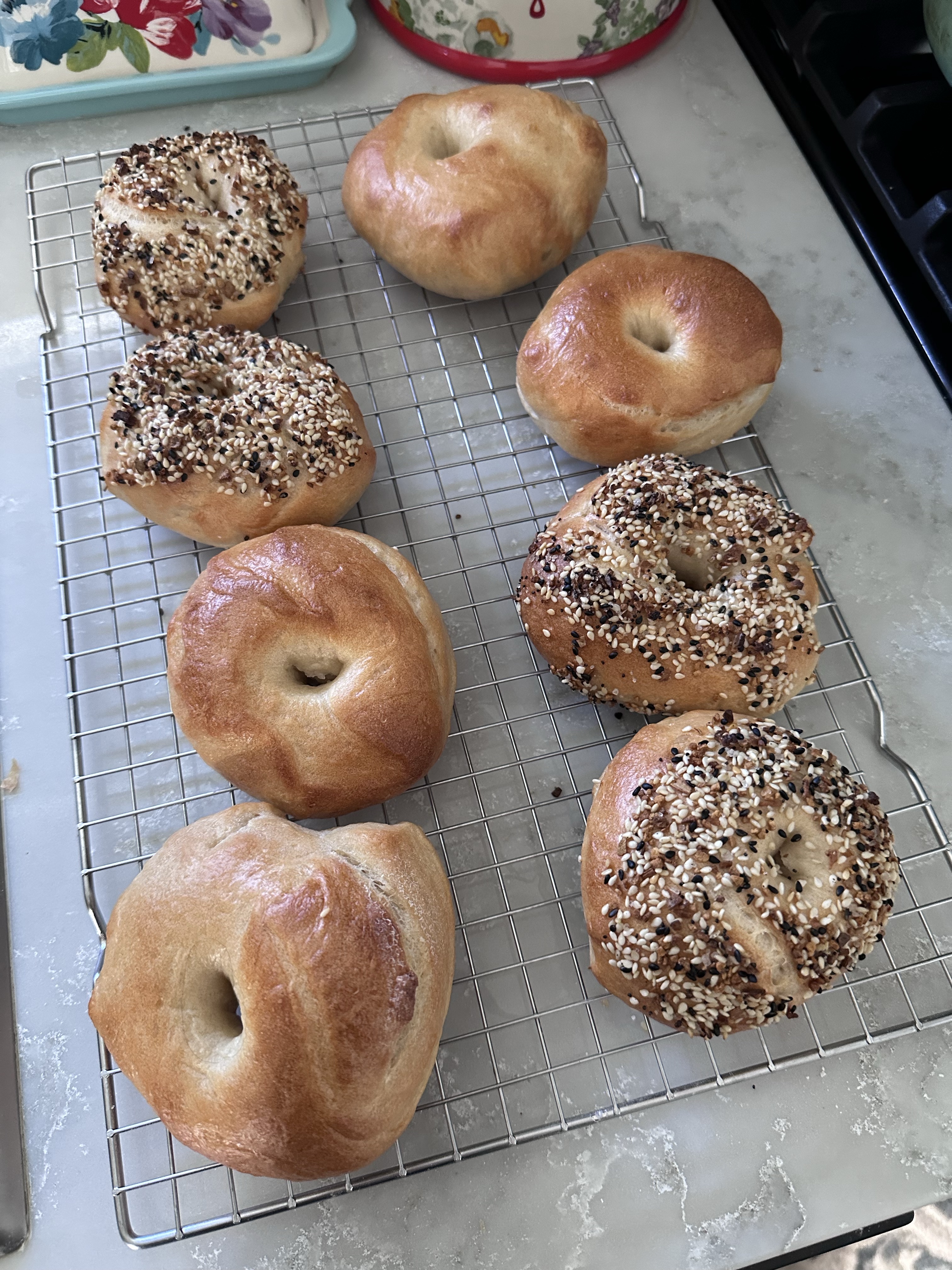 Sourdough Bagels 