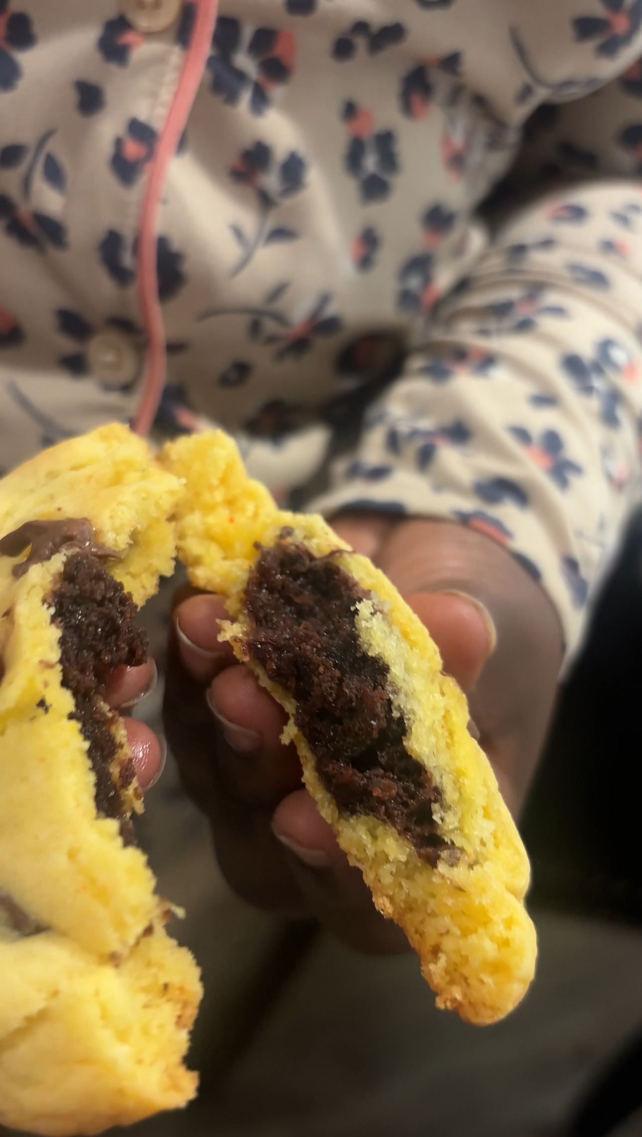 NEW! Brownie Stuffed Chocolate Chip Cookie 